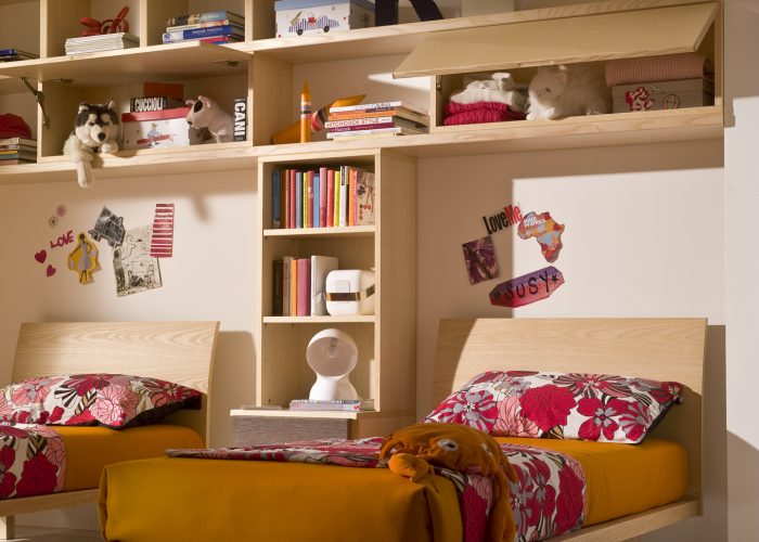 ls03 libreria con letti