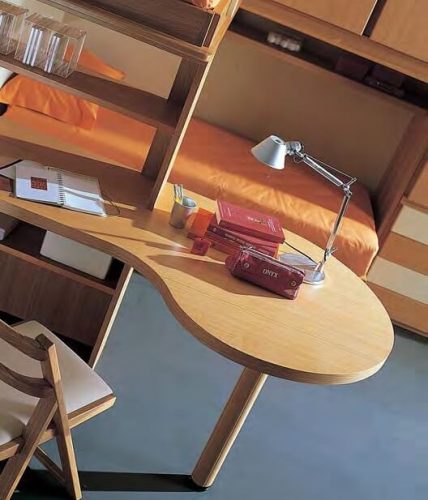 ml06 scrivania piano sagomato