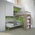 pw12 letto a soppalco con letto a scomparsa