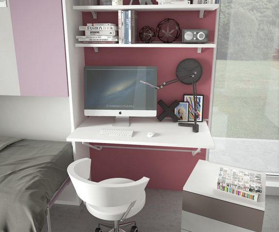 pw14 libreria scrittoio e cassettiera