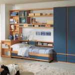 ml17 cameretta legno e blu